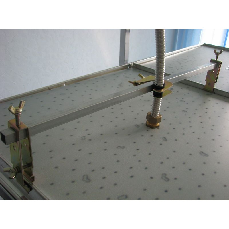 Монтаж спринклеров в подвесных потолках - фото